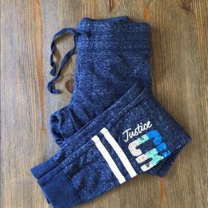 Justice Cheer sweatpants, size 8